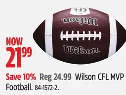 Canadian Tire Wilson CFL MVP Football offer