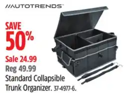 Canadian Tire Standard Collapsible Trunk Organizer offer