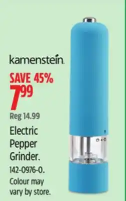 Canadian Tire Kamenstein Electric Pepper Grinder offer