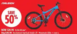 Canadian Tire Raleigh Rockwood Hardtail Adult 29˝ Mountain Bike offer