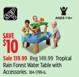 Canadian Tire Step 2 Tropical Rain Forest Water Table with Accessories offer