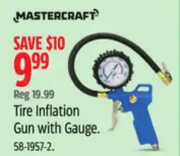 Canadian Tire Mastercraft Tire Inflation Gun with Gauge offer