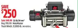 Canadian Tire MotoMaster Truck Winch, 12,000-lb offer