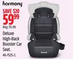 Canadian Tire Deluxe High-Back Booster Car Seat offer