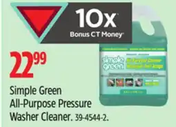 Canadian Tire Simple Green All-Purpose Pressure Washer Cleaner offer