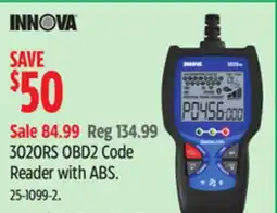 Canadian Tire 3020RS OBD2 Code Reader with ABS offer