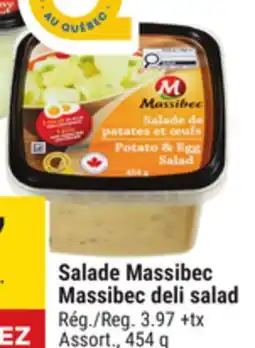 Giant Tiger Massibec deli salad offer