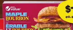 Giant Tiger Giant Value frozen beef maple bourbon flavour offer