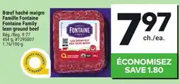 Giant Tiger Fontaine Family lean ground beef offer