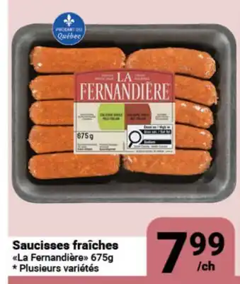 Pasquier Saucisses fraîches La Fernandière offer