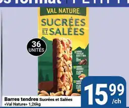 Pasquier Barres tendres Sucrées et Salées Val Nature offer