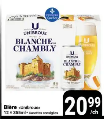 Pasquier Bière Unibroue offer