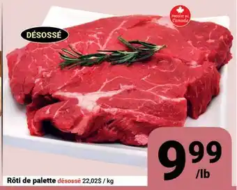 Pasquier Rôti de palette offer