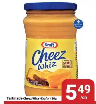 Pasquier Tartinade Cheez Whiz Kraft offer