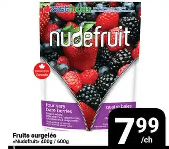 Pasquier Fruits surgelés Nudefruit offer
