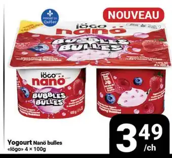 Pasquier Yogourt Nanö bulles iögo offer