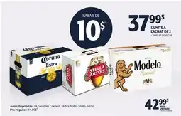 Metro CORONA EXTRA, STELLA ARTOIS, MODELO ESPECIAL offer