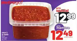 Metro SAUCE À LA VIANDE | MEAT SAUCE offer