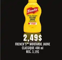 Metro FRENCH'S MOUTARDE JAUNE CLASSIQUE offer