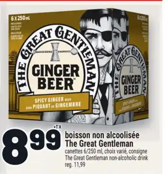 Metro BOISSON NON ALCOOLISÉE THE GREAT GENTLEMAN | THE GREAT GENTLEMAN NON-ALCOHOLIC DRINK offer