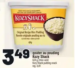 Metro GOÛTER AU POUDING KOZY SHACK | KOZY SHACK PUDDING SNACK offer