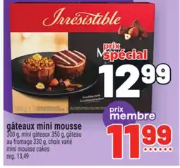 Metro GÂTEAUX MINI MOUSSE | MINI MOUSSE CAKES offer
