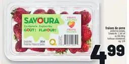 Metro FRAISES DE SERRE | HOTHOUSE STRAWBERRIES offer