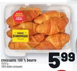 Metro CROISSANTS 100 % BEURRE | 100% BUTTER CROISSANTS offer