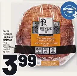 Metro MICHE TRANCHÉE PREMIÈRE MOISSON |PREMIÈRE MOISSON SLICED LOAF offer