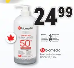 Familiprix BIOMEDIC, Sunscreen, SPF 50 offer