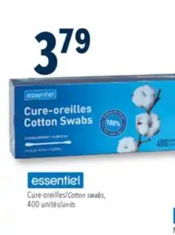 Familiprix ESSENTIEL, Cotton swabs, 400 units offer