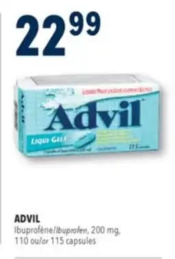 Familiprix ADVIL Ibuprofen, 200mg, 110or 115capsules offer