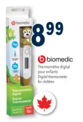 Familiprix BIOMEDIC, Digital thermometer for children offer