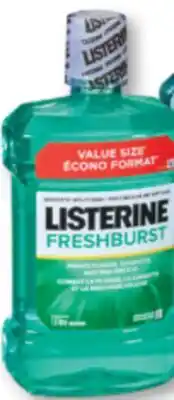 Familiprix LISTERINE, Selected mouthwashes offer