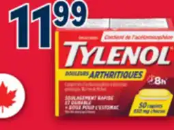 Familiprix TYLENOL, Arthritis pain, 650 mg, 50 caplets offer