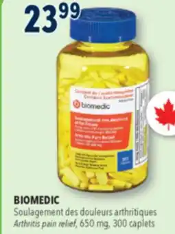 Familiprix BIOMEDIC Arthritis pain relief, 650mg, 300caplets offer