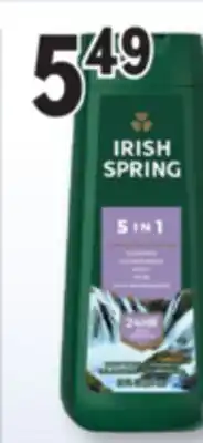 Familiprix IRISH SPRING, Selected body washes offer