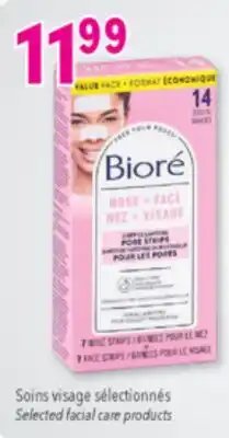 Familiprix BIORÉ, Selected facial care products offer