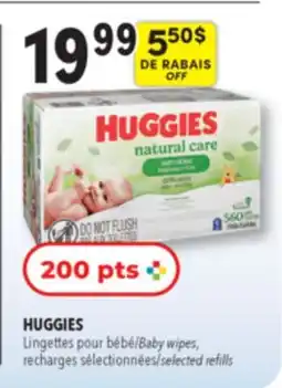 Familiprix HUGGIES, Baby wipes, selected refills offer