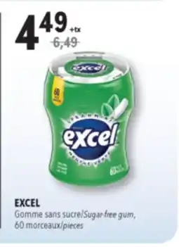Familiprix EXCEL Sugar-free gum, 60 pieces offer