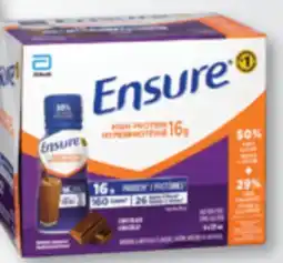 Familiprix Ensure High Protein nutritional supplement Chocolate offer