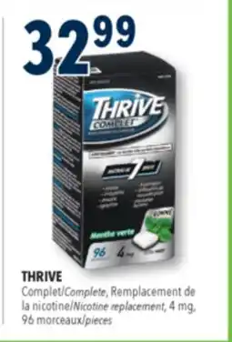Familiprix THRIVE, Complete, Nicotine replacement, 4 mg, 96 pieces offer