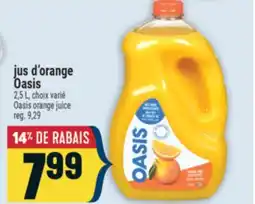 Marché Adonis JUS D'ORANGE OASIS | OASIS ORANGE JUICE offer