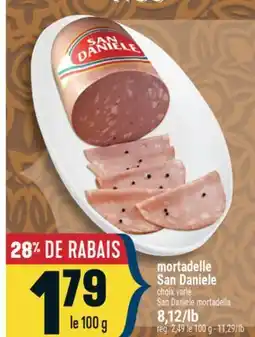 Marché Adonis MORTADELLE SAN DANIELE | SAN DANIELE MORTADELLA offer