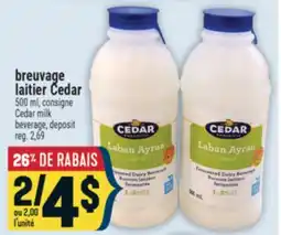 Marché Adonis BREUVAGE LAITIER CEDAR | CEDAR MILK BEVERAGE offer