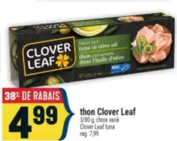 Marché Adonis THON CLOVER LEAF | CLOVER LEAF TUNA offer