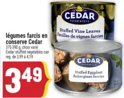 Marché Adonis LÉGUMES FARCIS EN CONSERVE CEDAR | CEDAR STUFFED VEGETABLES CAN offer