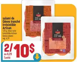 Marché Adonis SALAMI DE GÊNES TRANCHÉ IRRÉSISTIBLE ARTISAN | IRRÉSISTIBLE ARTISAN GENOA SALAMI offer