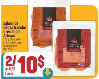 Marché Adonis SALAMI DE GÊNES TRANCHÉ IRRÉSISTIBLE ARTISAN | IRRÉSISTIBLE ARTISAN GENOA SALAMI offer