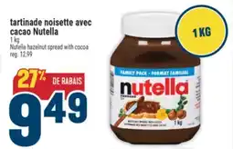 Marché Adonis Tartinade noisette avec cacao Nutella | Nutella hazelnut spread with cocoa offer